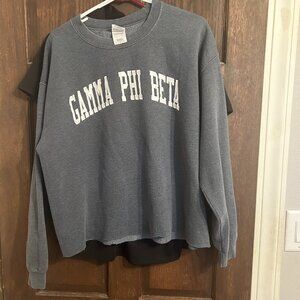 Gamma Phi Beta Size Large Sweatshirt